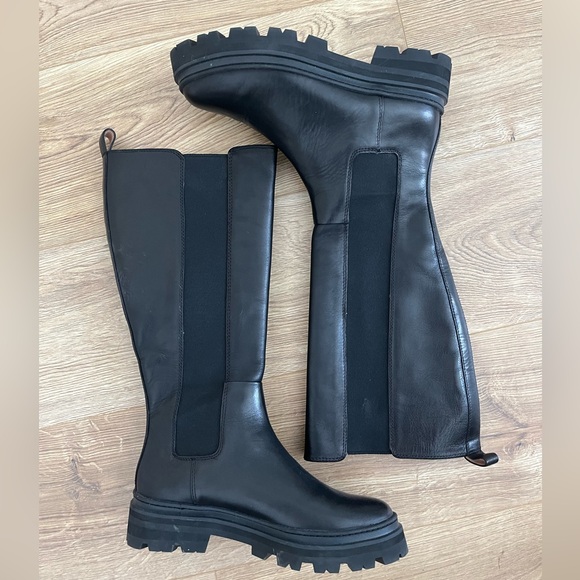 Madewell Poppy Tall Lugsole Boot - Extended Calf - Picture 3 of 5
